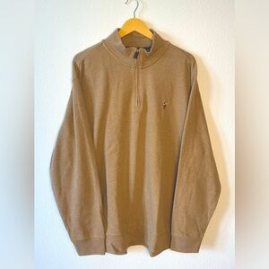 US POLO ASSN MENS 1/4 ZIP SWEATER SIZE‎ 2XL